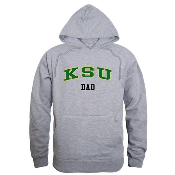 W Republic 563-432-HGY-05 Men Kentucky State University Thorobreds Dad Hoodie, Heather Grey - 2XL