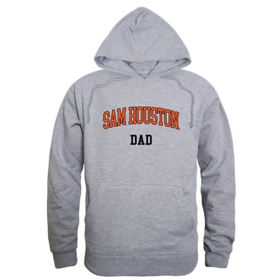 W Republic 563-441-HGY-05 Men Sam Houston State Bearkats Dad Hoodie, Heather Grey - 2XL