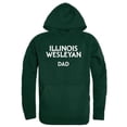 thumbnail image 1 of W Republic 563-525-FOR-03 Illinois Wesleyan University Titans Dad Hoodie, Forest Green - Large, 1 of 1