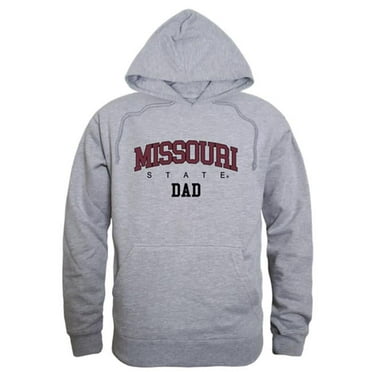 W Republic 563-547-HGY-04 Missouri State University Bears Dad Hoodie, Heather Grey - Extra Large