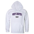 thumbnail image 1 of W Republic 563-603-WHT-01 West Chester University Rams Dad Hoodie, White - Small, 1 of 1