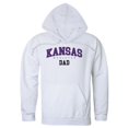 thumbnail image 1 of W Republic 563-658-WHT-04 Kansas Wesleyan University Coyotes Dad Hoodie, White - Extra Large, 1 of 1