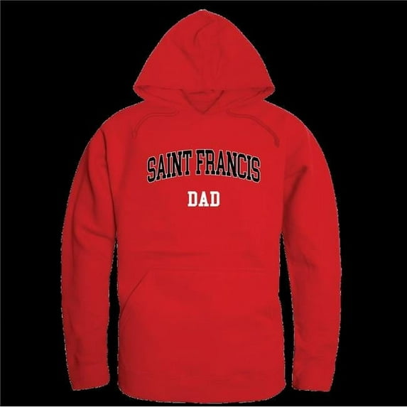 W Republic 563-669-RED-01 Saint Francis University Red Flash Dad Hoodie, Red - Small