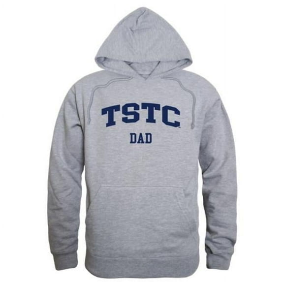 W Republic 563-677-HGY-04 Texas State University Technical Dad Hoodie, Heather Grey - Extra Large
