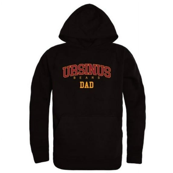 W Republic 563-682-BLK-05 Ursinus College Bears Dad Hoodie, Black - 2XL