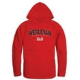 thumbnail image 1 of W Republic 563-683-RED-02 Wesleyan University Cardinals Dad Hoodie, Red - Medium, 1 of 1