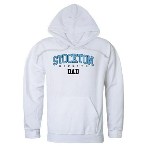 W Republic 563-711-WHT-04 University of North Florida Ospreys Dad Hoodie, White - Extra Large