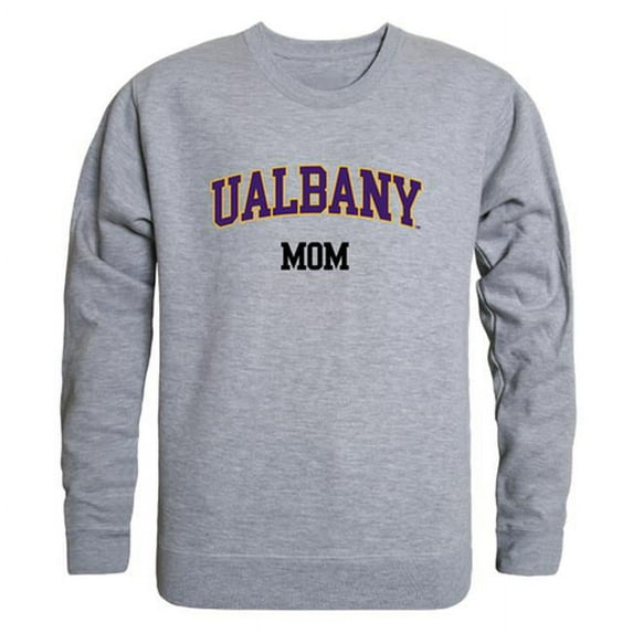 W Republic 564-103-HGY-01 Women Albany Great Danes Mom Crewneck Fleece, Heather Grey - Small
