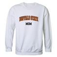 thumbnail image 1 of W Republic 564-107-WHT-02 Women Buffalo State College Bengals Mom Crewneck Fleece, White - Medium, 1 of 1