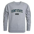 thumbnail image 1 of W Republic 564-128-HGY-03 Women Kent State Golden Flashes Mom Crewneck Fleece, Heather Grey - Large, 1 of 1