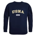 thumbnail image 1 of W Republic 564-136-NVY-01 Women United States Naval Academy Mom Crewneck Fleece, Navy - Small, 1 of 1