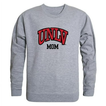 W Republic 564-137-HGY-05 Women Unlv Rebels Mom Crewneck Fleece, Heather Grey - 2XL