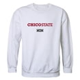 thumbnail image 1 of W Republic 564-163-WT2-01 Women Cal State Chico Wildcats Mom Crewneck Fleece, White 2 - Small, 1 of 1