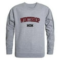 thumbnail image 1 of W Republic 564-255-HGY-04 Women Winthrop Eagles Mom Crewneck Fleece, Heather Grey - Extra Large, 1 of 1