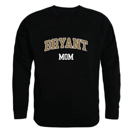 W Republic 564-272-BLK-03 Women Bryant University Bulldogs Mom Crewneck Fleece, Black - Large