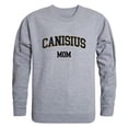 thumbnail image 1 of W Republic 564-277-HGY-02 Women Canisius Golden Griffins Mom Crewneck Fleece, Heather Grey - Medium, 1 of 1