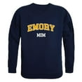 thumbnail image 1 of W Republic 564-299-NVY-04 Emory University Womens Mom Crewneck T-Shirt, Navy - Extra Large, 1 of 1