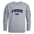 thumbnail image 1 of W Republic 564-317-HGY-01 Jackson State University Womens Mom Crewneck T-Shirt, Heather Gray - Small, 1 of 1