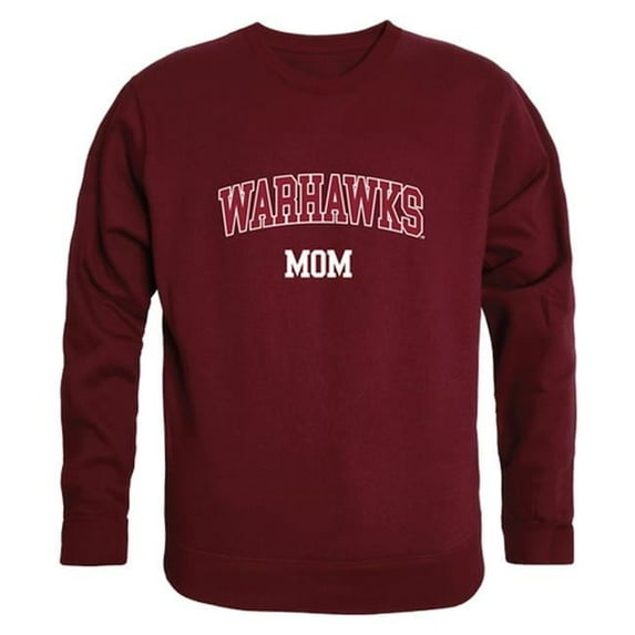 W Republic 564-331-MAR-02 University of Louisiana at Monroe Womens Mom Crewneck T-Shirt, Maroon - Medium