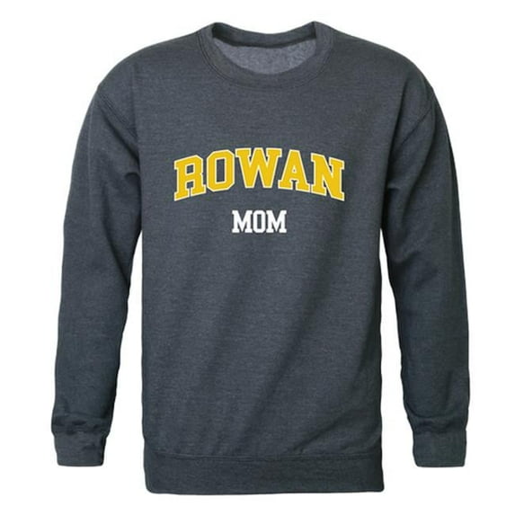 W Republic 564-371-HCH-02 Women Rowan University Mom Crewneck Fleece, Heather Charcoal - Medium