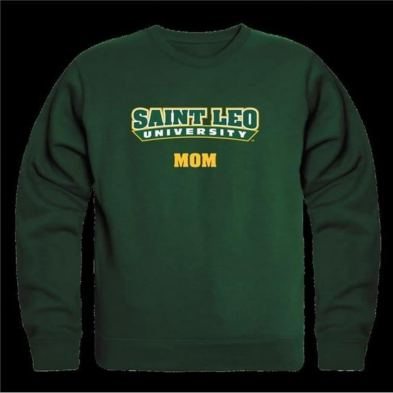 W Republic 564-374-FR2-02 Saint Leo University Mom Crewneck Sweatshirt, Forest Green - Medium