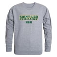 thumbnail image 1 of W Republic 564-374-HGY-03 Women Saint Leo University Fritz Mom Crewneck Fleece, Heather Grey - Large, 1 of 1
