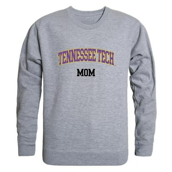W Republic 564-391-HGY-01 Women Tennessee Tech Golden Eagles Mom Crewneck Fleece, Heather Grey - Small
