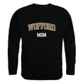 thumbnail image 1 of W Republic 564-415-BLK-02 Women Wofford Terriers Mom Crewneck Fleece, Black - Medium, 1 of 1
