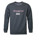 thumbnail image 1 of W Republic 564-421-HCH-03 Women Westminster Griffins Mom Crewneck Fleece, Heather Charcoal - Large, 1 of 1