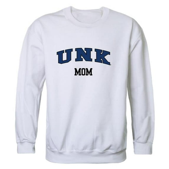 W Republic 564-425-WHT-04 Women Nebraska-Kearney Lopers Mom Crewneck Fleece, White - Extra Large
