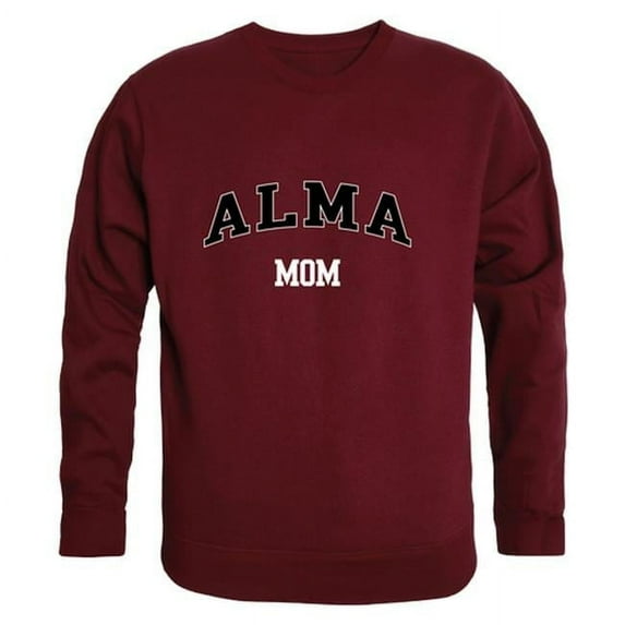 W Republic 564-475-MAR-04 Alma College Scots Mom Crewneck Sweatshirt, Maroon - Extra Large