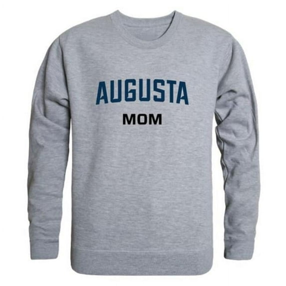 W Republic 564-499-HGY-01 Augusta University Jaguars Mom Crewneck Sweatshirt, Heather Grey - Small