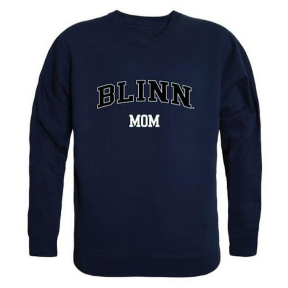 W Republic 564-501-NVY-04 Blinn College Buccaneers Mom Crewneck Sweatshirt, Navy - Extra Large