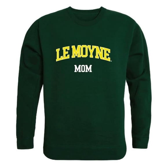 W Republic 564-529-FOR-03 Le Moyne College Dolphins Mom Crewneck Sweatshirt, Forest Green - Large