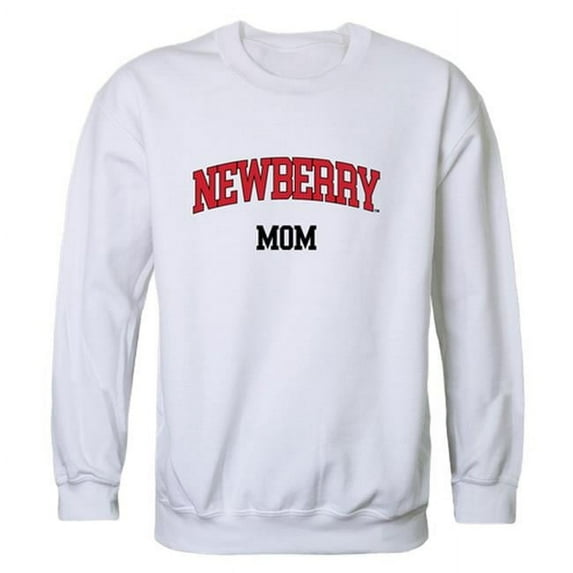 W Republic 564-557-WHT-05 Newberry College Wolves Mom Crewneck Sweatshirt, White - 2XL