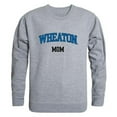 thumbnail image 1 of W Republic 564-605-HGY-04 Wheaton College Lyons Mom Crewneck Sweatshirt, Heather Grey - Extra Large, 1 of 1