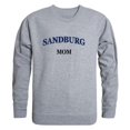 thumbnail image 1 of W Republic 564-623-HGY-05 Carl Sandburg College Chargers Mom Crewneck Sweatshirt, Heather Grey - 2XL, 1 of 1