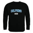 thumbnail image 1 of W Republic 564-676-BLK-02 College of Staten Island Dolphins Mom Crewneck Sweatshirt, Black - Medium, 1 of 1