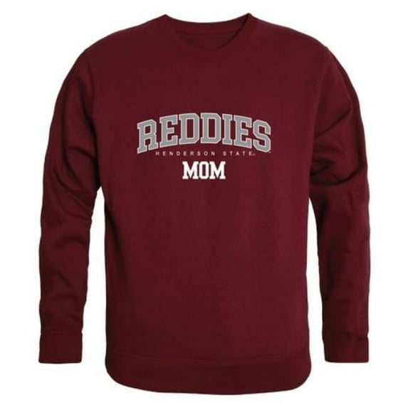 W Republic 564-719-MAR-01 Henderson State University Reddies Mom Crewneck Sweatshirt, Maroon - Small
