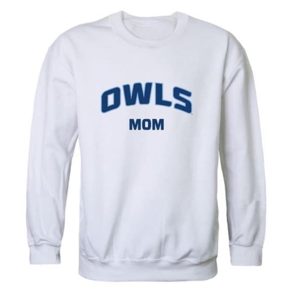 W Republic 564-722-WHT-03 Mississippi University for Women Mom Crewneck Sweatshirt, White - Large
