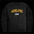 thumbnail image 1 of W Republic 564-733-BLK-04 Adelphi University Panthers Mom Crewneck Sweatshirt, Black - Extra Large, 1 of 1