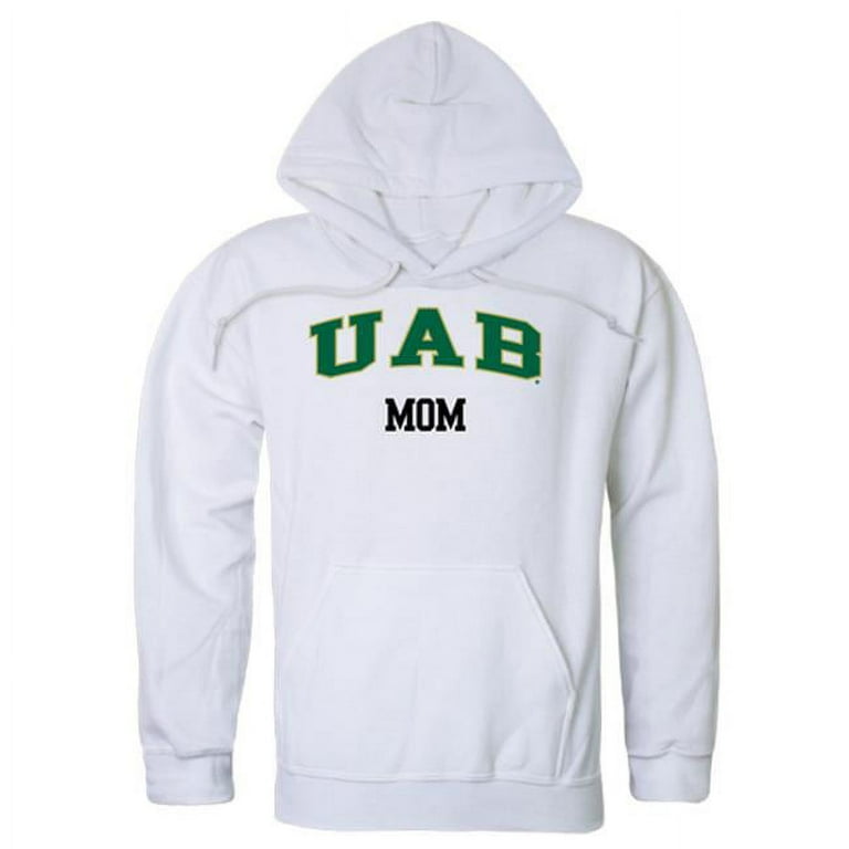 W Republic 565 101 WHT 04 Women Uab Blazers Mom Hoodie White Extra Large