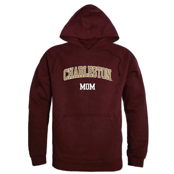W Republic 565-115-MAR-03 Women Charleston Cougars Mom Hoodie, Maroon - Large