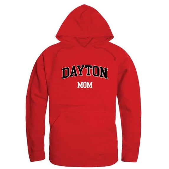 W Republic 565-119-RED-01 Women Dayton Flyers Mom Hoodie, Red - Small