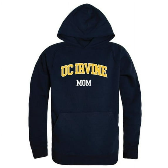 W Republic 565-162-NVY-02 Women Uc Irvine Anteaters Mom Hoodie, Navy - Medium
