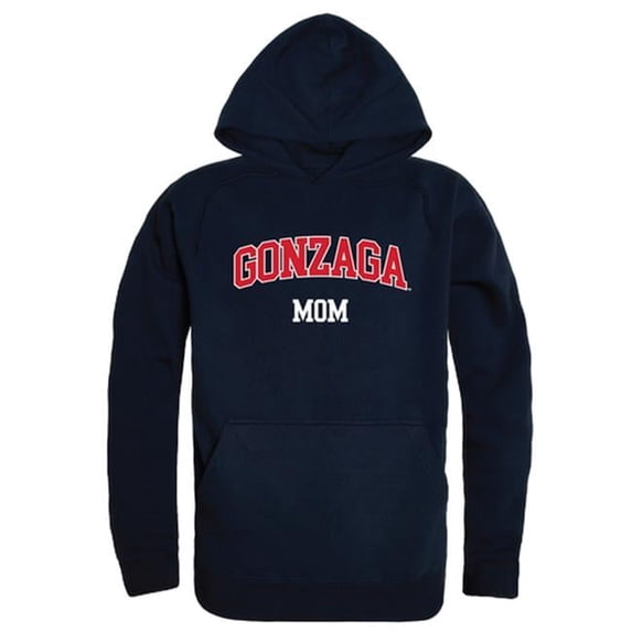 W Republic 565-187-NVY-04 Women Gonzaga Bulldogs Mom Hoodie, Navy - Extra Large