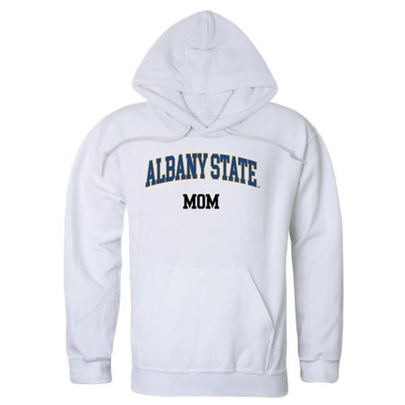 W Republic 565-260-WHT-01 Women Albany State Golden Rams Mom Hoodie, White - Small