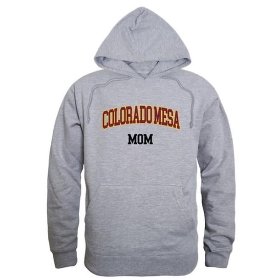 W Republic 565-284-HGY-01 Women Colorado Mesa University Mavericks Mom Hoodie, Heather Grey - Small