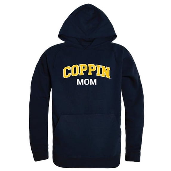 W Republic 565-286-NVY-04 Women Coppin State Eagles Mom Hoodie, Navy - Extra Large