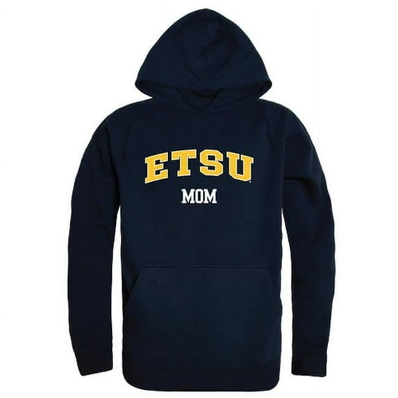 W Republic 565-294-NVY-03 Women East Tennessee State Buccaneers Mom Hoodie, Navy - Large